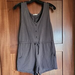 Elegant Charcoal Romper